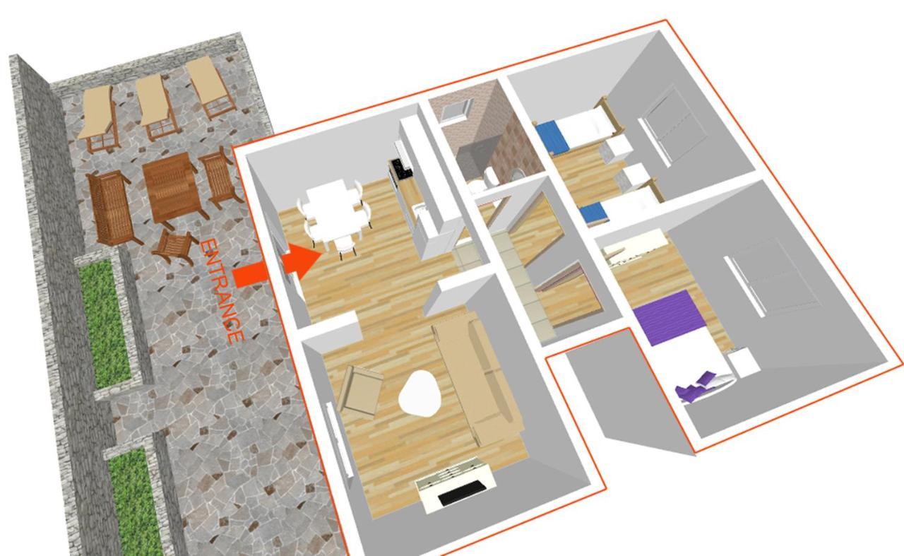 Apartman Bonaca Trogir Eksteriør bilde