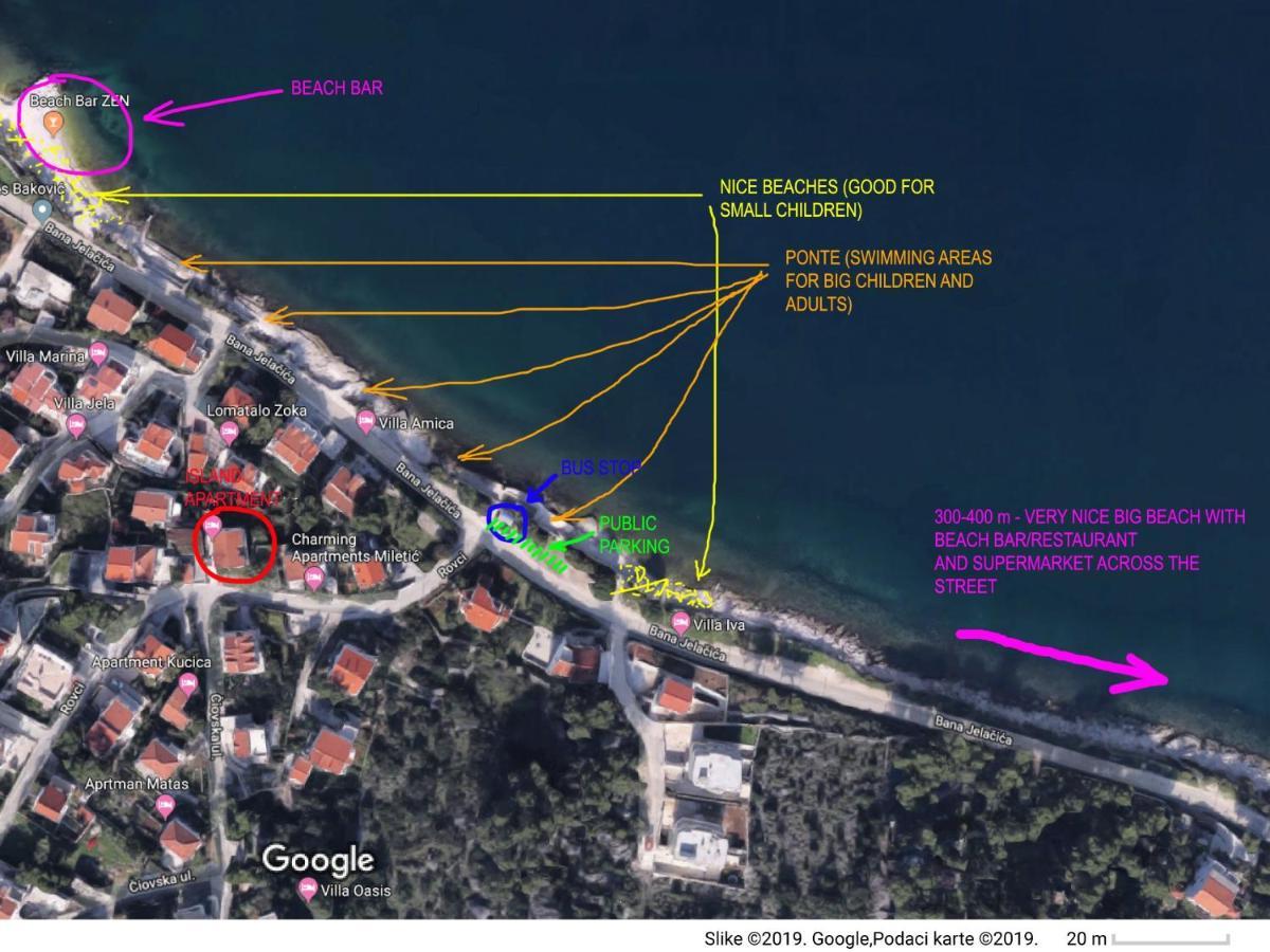 Apartman Bonaca Trogir Eksteriør bilde